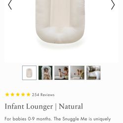 Snuggle Me  organic infant  lounger 