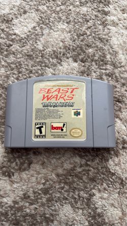Transformers beast wars for nintendo 64