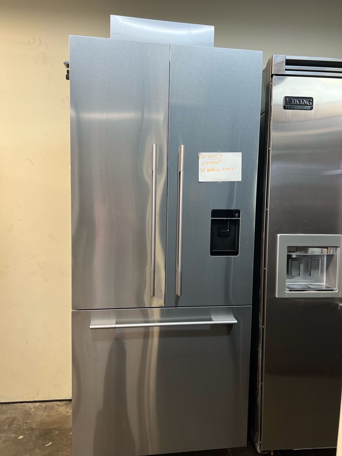 Fisher And Paykel 36”Wide Built In Stainless Steel French Style Refrigerator