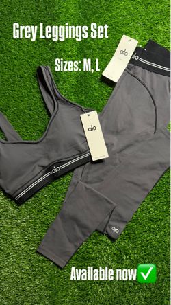 Grey Alo leggings set