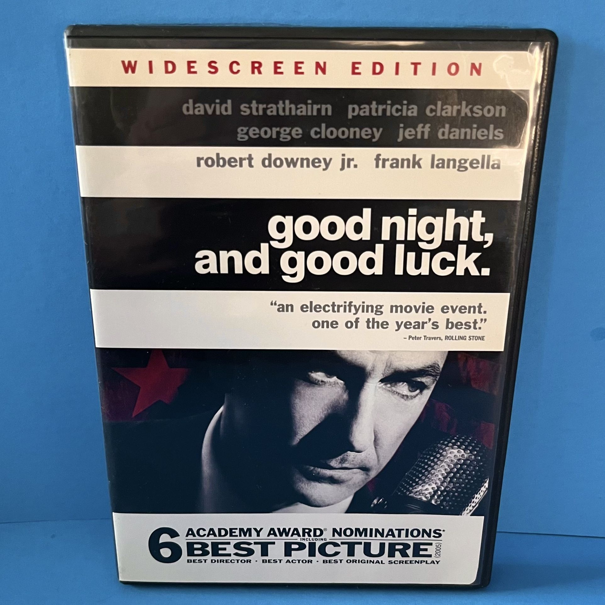 Good Night, and Good Luck DVD (2006 Widescreen) George Clooney, Robert Downey Jr