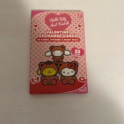 Hello Kitty Valentine's Cards 