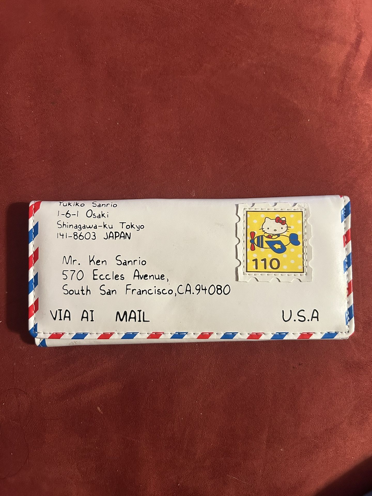 Miss Kitty Air Mail Wallet
