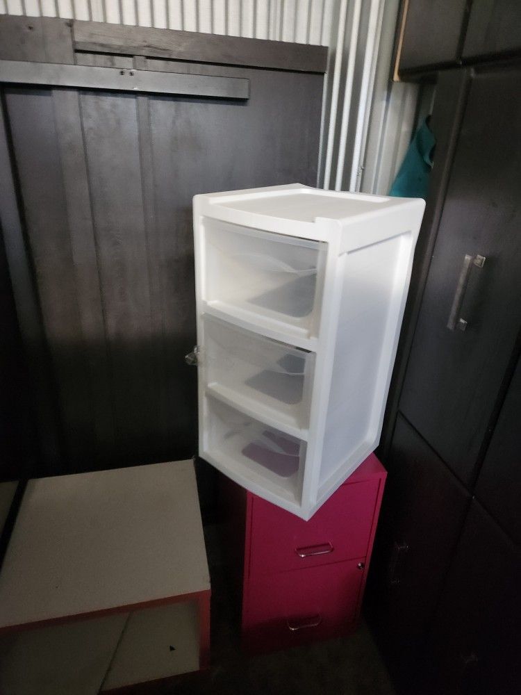 Plastic 3 Drawer Storage