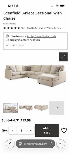 Pull out sofa-bed sectional long and in good condition