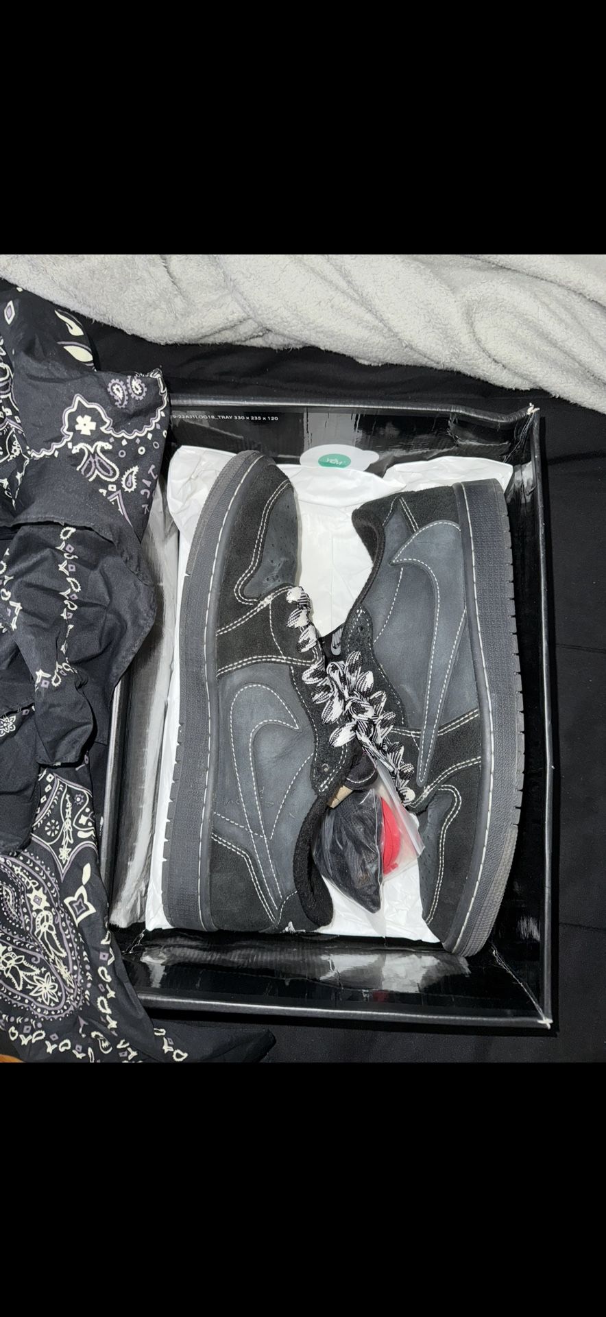 Jordan 1 Travis Scott Black Phantom