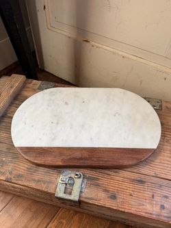 Thirstystone Oval Marble Serving Board.