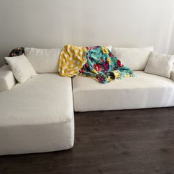 White Wayfair Couch 