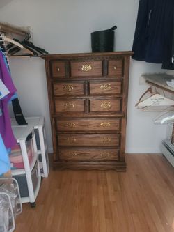 Dresser with hidden jewelry box