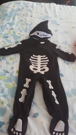 Baby skeleton costume