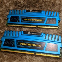 CORSAIR VENGEANCE CMZ8GX3M2A1600C9B DDR3 1600MHZ 8GB MEMORY KIT