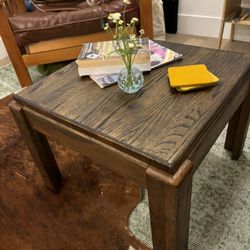 solid walnut coffee table