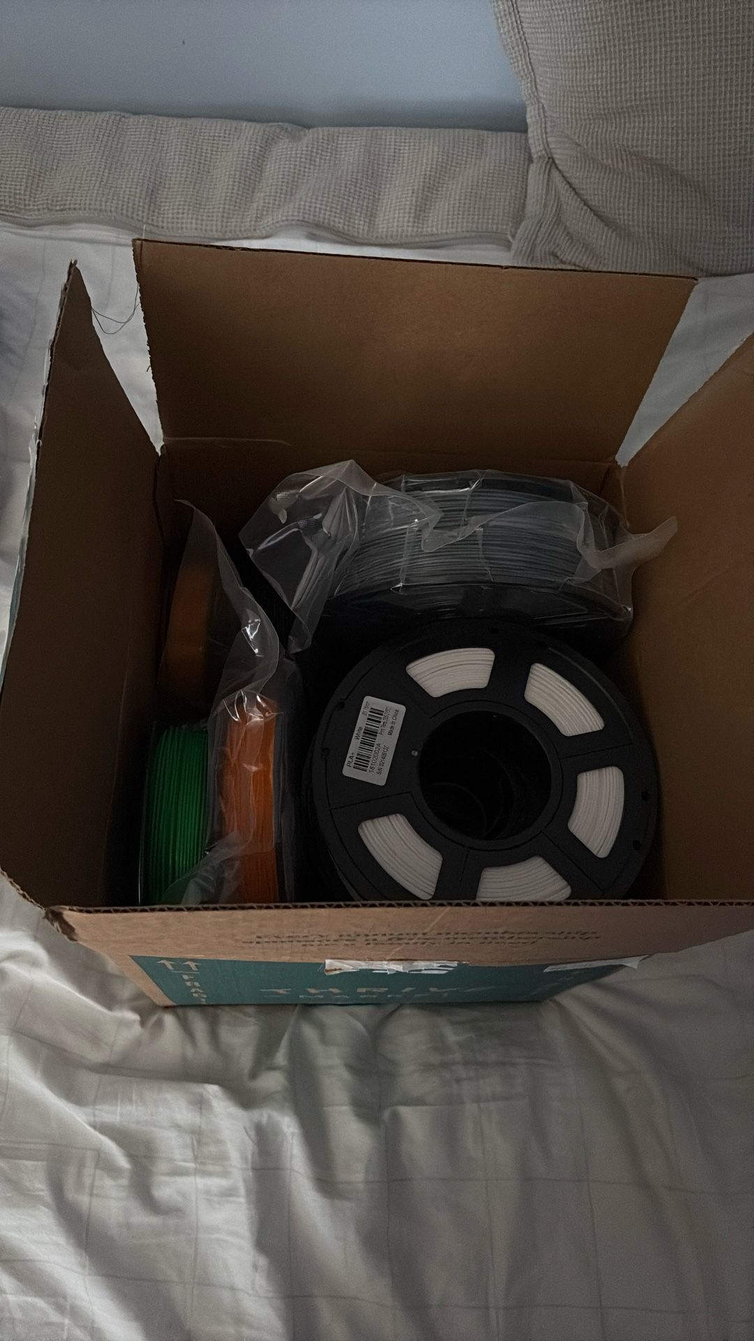 Box Of 3D Printer Filament