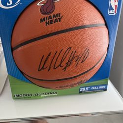 Udonis Haslem Authentic Autographed Basketball