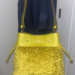 Kate Spade Marti Faux Fur Bucket Bag
