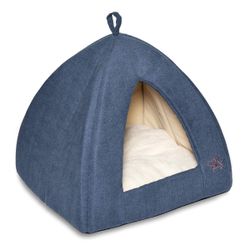 Pet Tent-Soft Bed For Dog And Cat By Best Pet Supplies - Navy, 19" X 19" X H:19" 19" X 19" X H:19" Navy