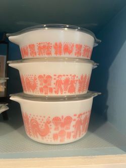 Pyrex PINK Butterprint!