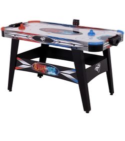 Triumph Sports Fire ‘n Ice LED Light-Up 54" Air Hockey Table Includes 2 LED Hockey Pushers and LED Puck