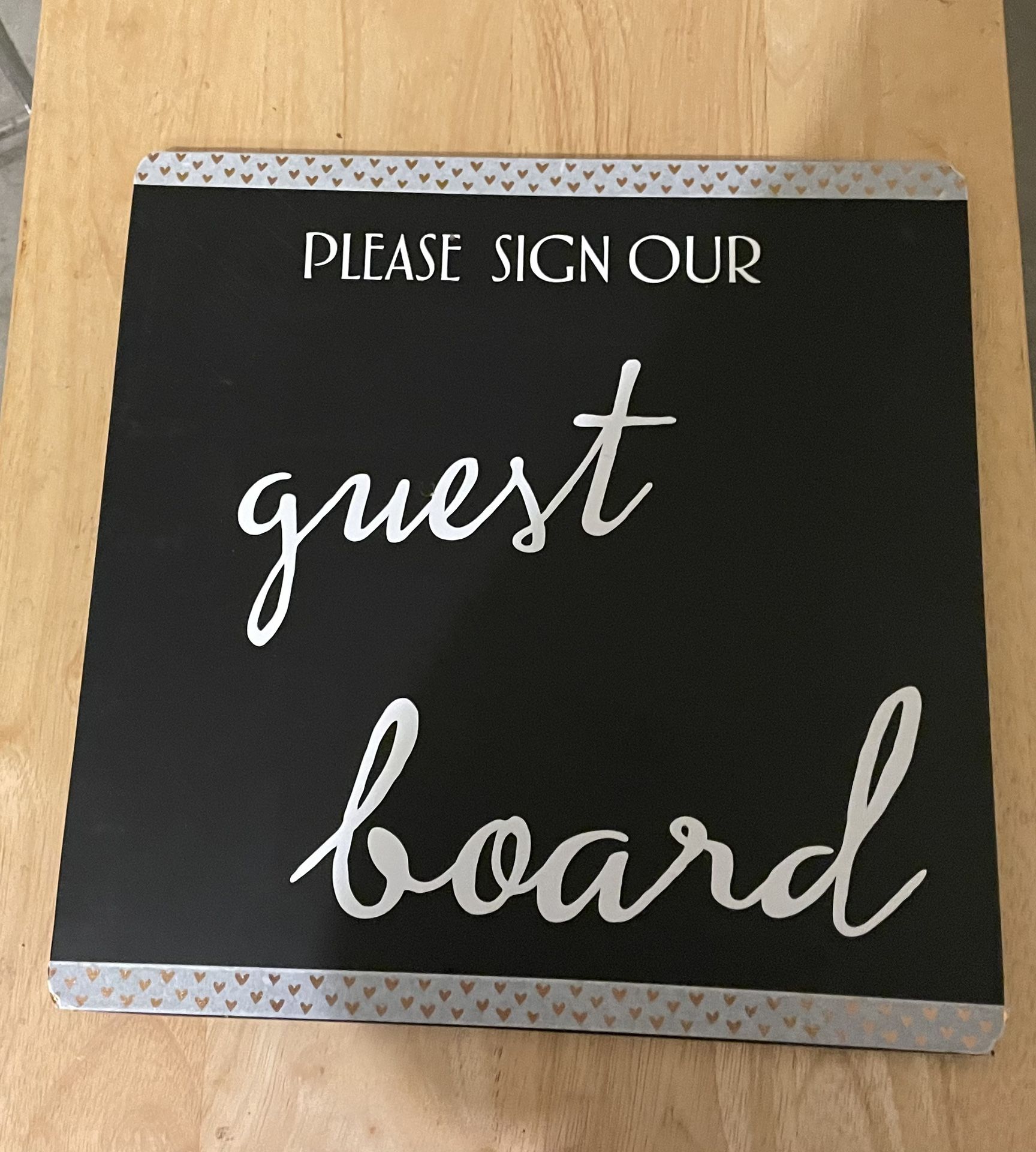 Guest Book/guest Board Sign