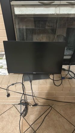 Black Dell monitors