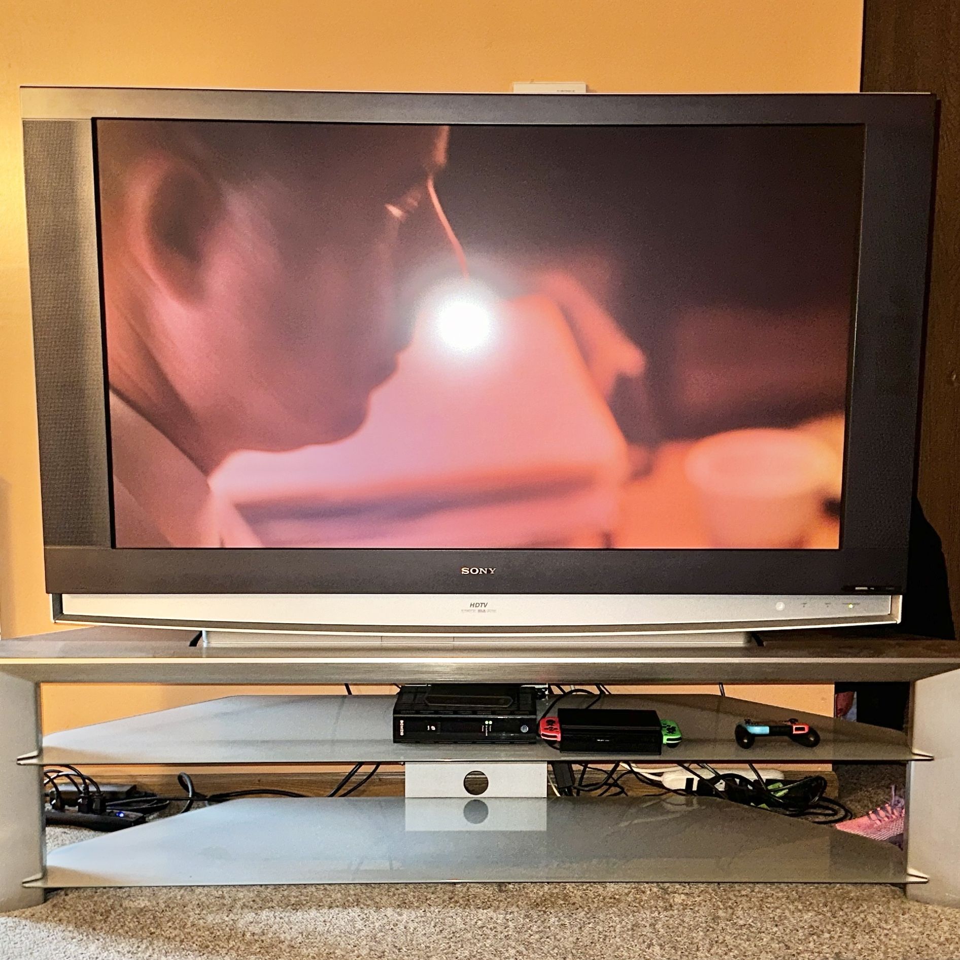 55” Sony TV w/ Custom TV Stand