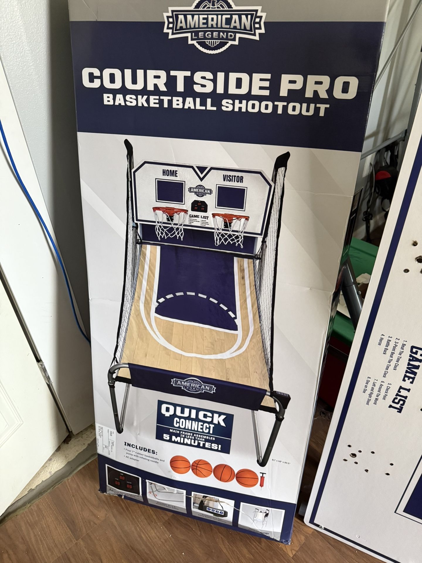 Court Side Pro Dual Indoor Basketball Game
