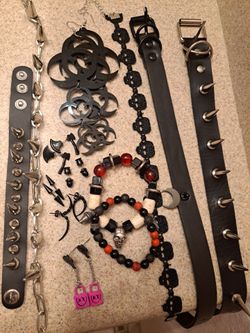 Emo Gothic Style Jewlery lot