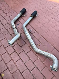 Ford F150 2021 to 2016 Raptor exhaust tips.