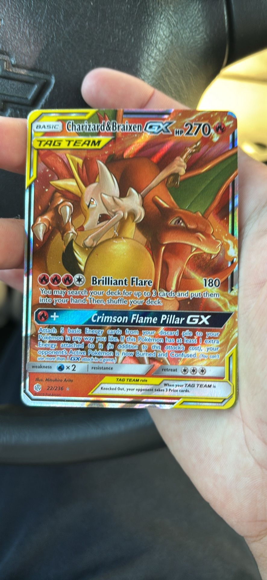 Charzard and braiden gx tag team
