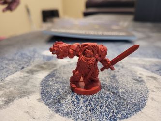 Warhammer 40k Metal Cast Space Marine Captain in Terminator Armour 1992 (OOP)