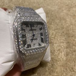 Cartier Moissanite Watch