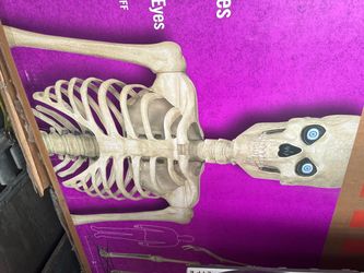 Giant Animatronic Skeleton Halloween Decoration