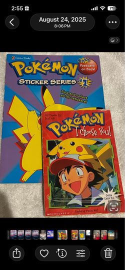 2 POKEMON VINTAGE BOOKS 1995