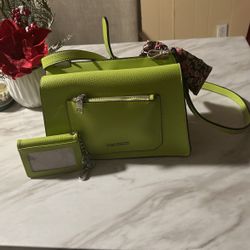 Verde Esperanza Steve Madden Cartera Y Monedero