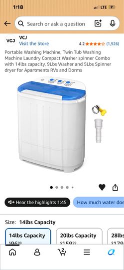 Portable washer