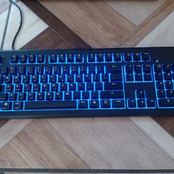Steelseries apex 100 gaming keyboard Blue LED Backlit 