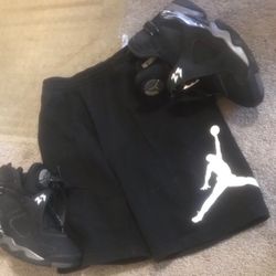 Jordan 8s Wit Shorts 