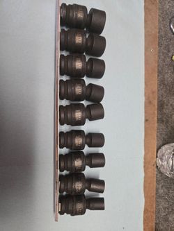 Impact scokets swivel 1/2 drive 7/16. 15/16