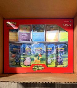 COSTCO Pokémon TCG Ascended Heroes Mini Tins 5-Pack Collection Sealed