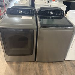 Samsung Washer And Dryer Matching Set For Gas $665 With 3 Months Warranty 