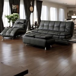 Brand new sectional Sofa Chaise Ottoman in box. Limited supply. Cash and finance options available $39 down. 