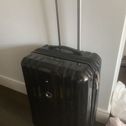 26” Delsey Hard Shell Luggage, Black