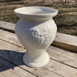 White Ceramic Urn Planter Pot