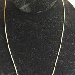 18” Silver Snake Chains