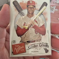 St.Louis Cardinals Stan Musial '19 Topps Allen & Ginters Ginter Greats '19 Topps Allen & Ginters Baseball Cards 