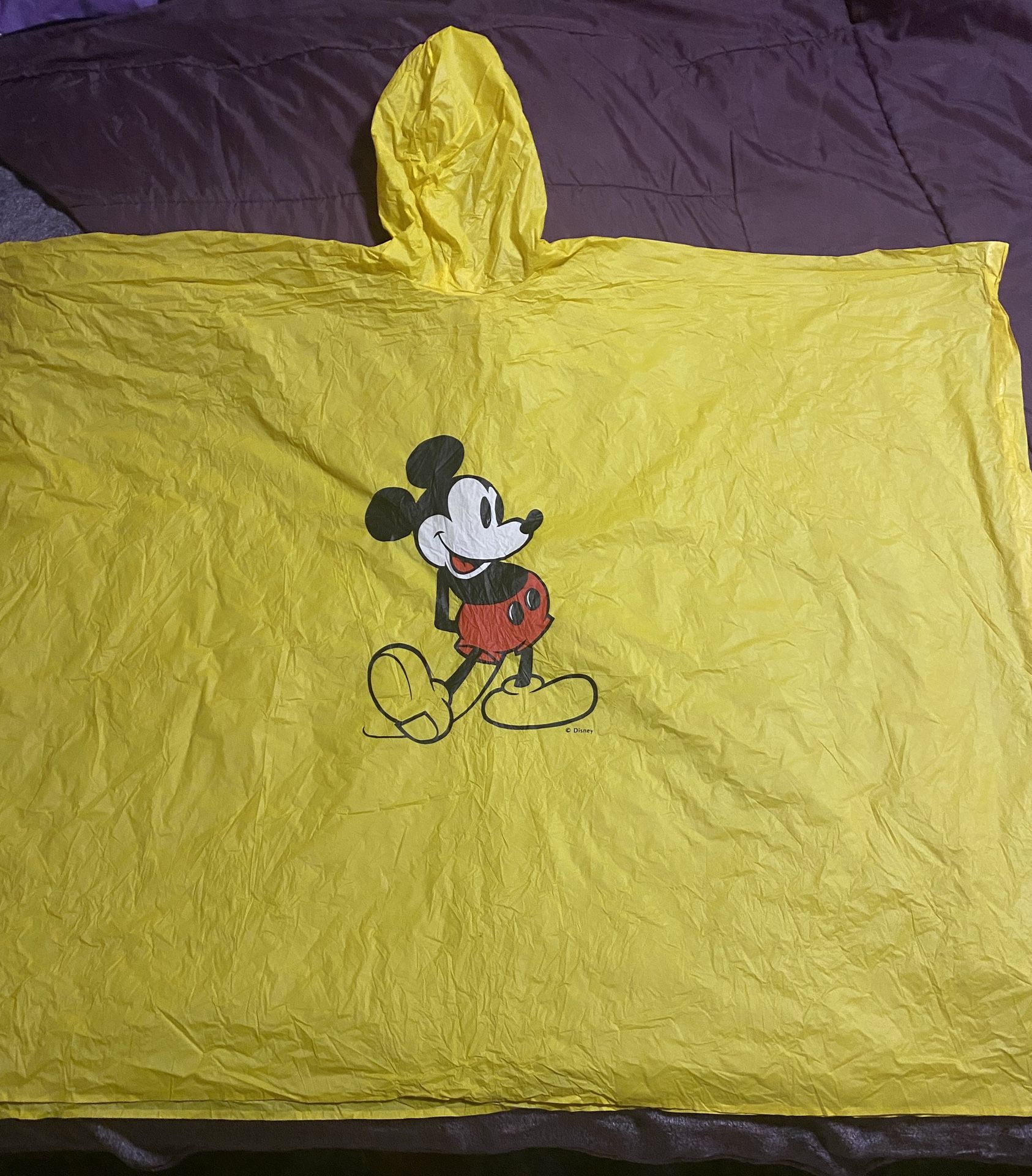 2 Adult Disney Mickey Mouse Ponchos. Used. Mesa