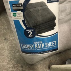 Utopia 2 Extra Big Bath Towels