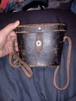Vintage Leather Binocular n case