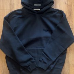 Black Essentials Hoodie