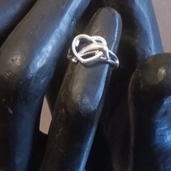 Silver Heart Ring 